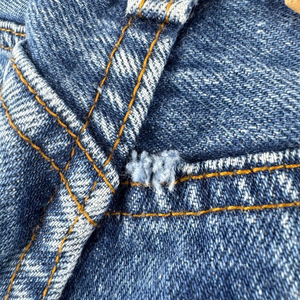 Vintage Levis Jeans Womens 33x36 (Fits 29x31) 501 High Rise Straight 80s USA - Picture 9 of 16
